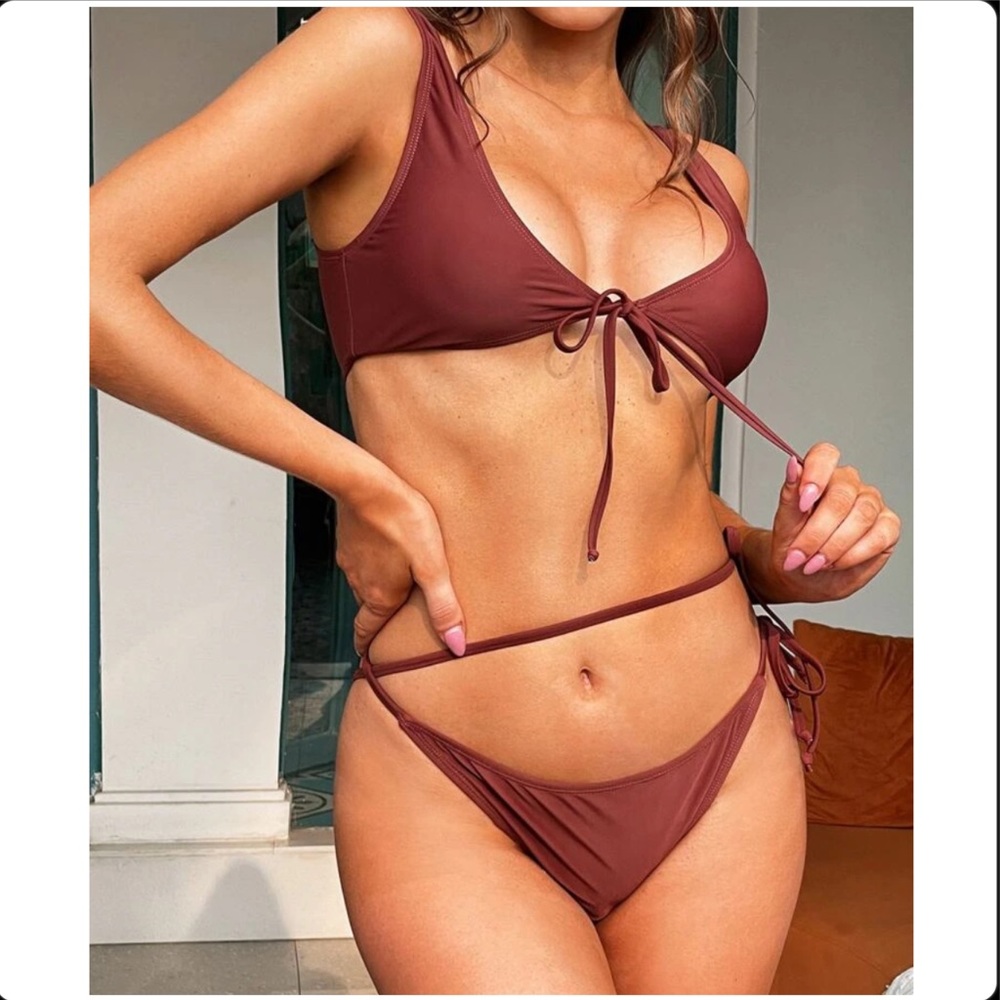Brown Bikini swimsuit new✨ - Picture 2 of 7